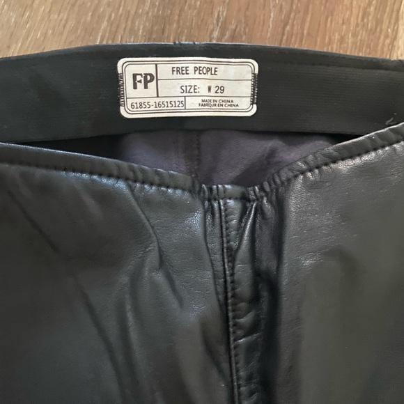 Free People Penny Pleather pants - Picture 4 of 6